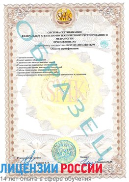 Образец сертификата соответствия (приложение) Стрежевой Сертификат ISO 14001